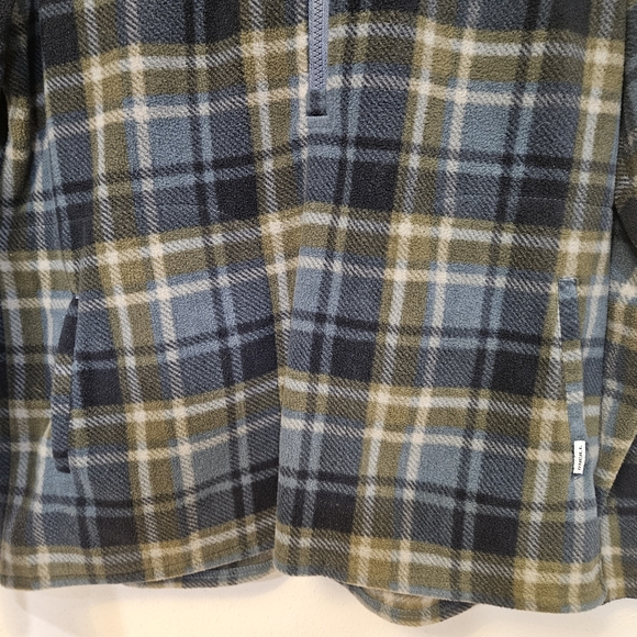 O’Neill Women Pullover Flannel Fleece 1/4 Zip Pockets Sweatshirt - Size Large - Picture 7 of 10